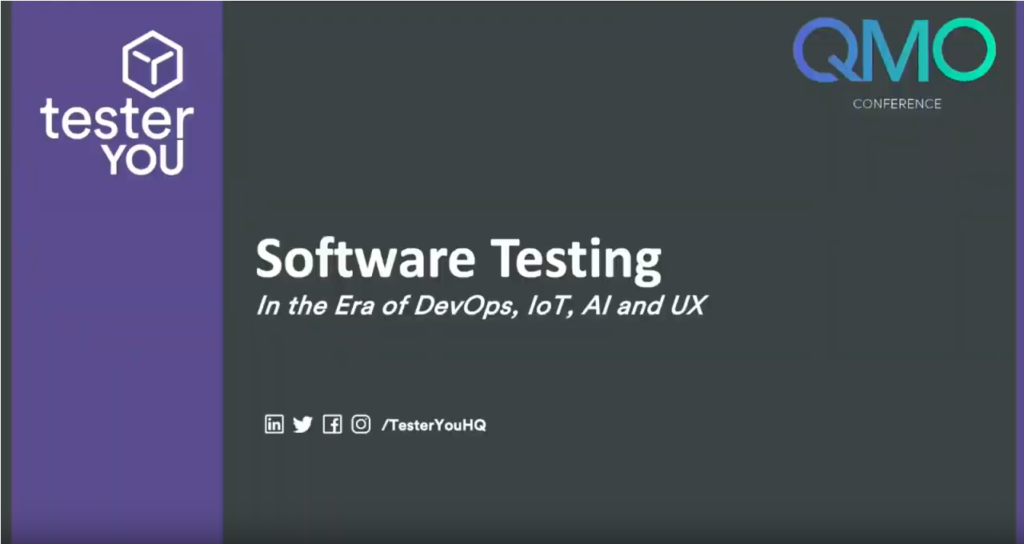 Baris Sarialioglu "Software Testing in the Era of DevOps, IoT, AI and UX"