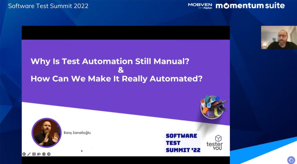 Test Summit 2022 Keynote #10 - Why Is Test Automation Still Manual? | Barış Sarıalioğlu