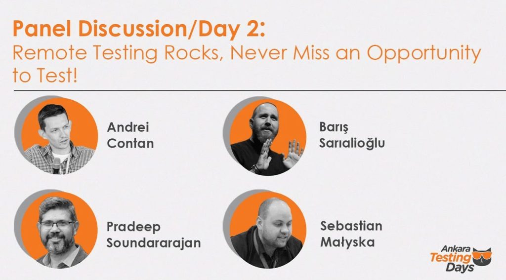 Panel Discussion Day 2 - Remote Testing Rocks, Never Miss an Opportunity to Test! | ATD 2020